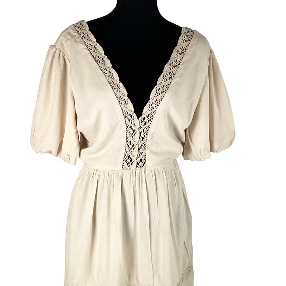 Forever 21 Dresses & Skirts - F21 Blush Ruched Self-Tie Mini Dress